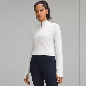 Lululemon It's Rulu Cropped Half Zip
